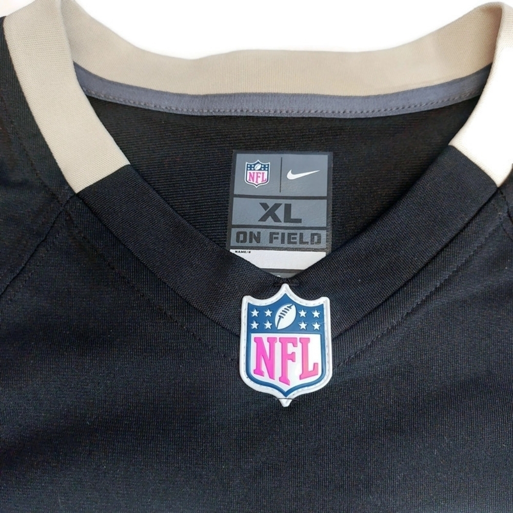 Nike New Orleans Saints Jersey Mens Size XL Kenny Vaccaro #32 On Field Black - Picture 3 of 7